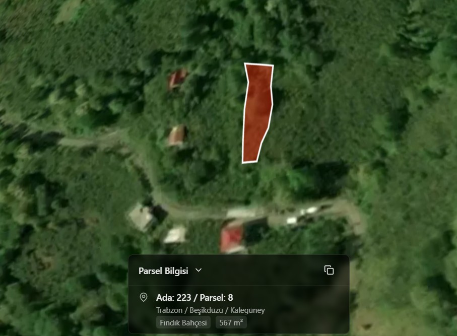 MABEL GAYRİMENKUL/BEŞİKDÜZÜ KALEGÜNEY MAH.1.000 m2 İKİ ARSA